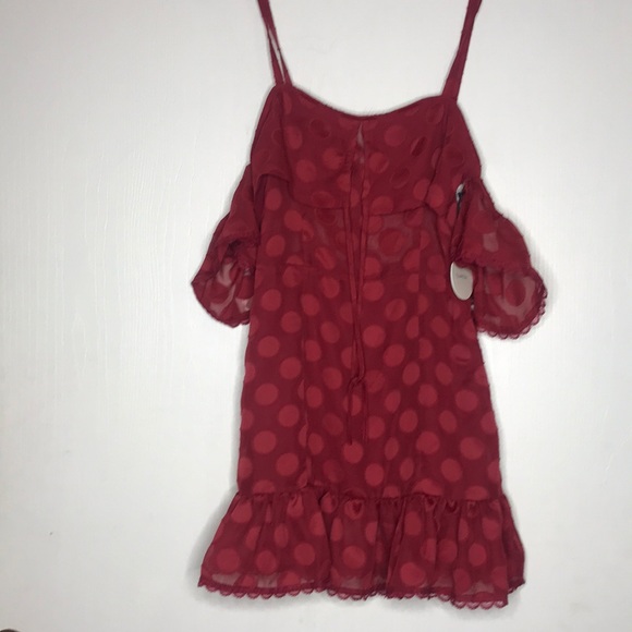 NWT Revolve Tularosa Brinley Dress in Poppy Dot - Picture 2 of 2